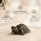 Pyrite Tortoise for Wealth, Protection & Vaastu – Compact Feng Shui Kachhua