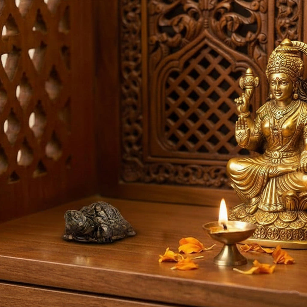 Pyrite Tortoise for Wealth, Protection & Vaastu – Compact Feng Shui Kachhua