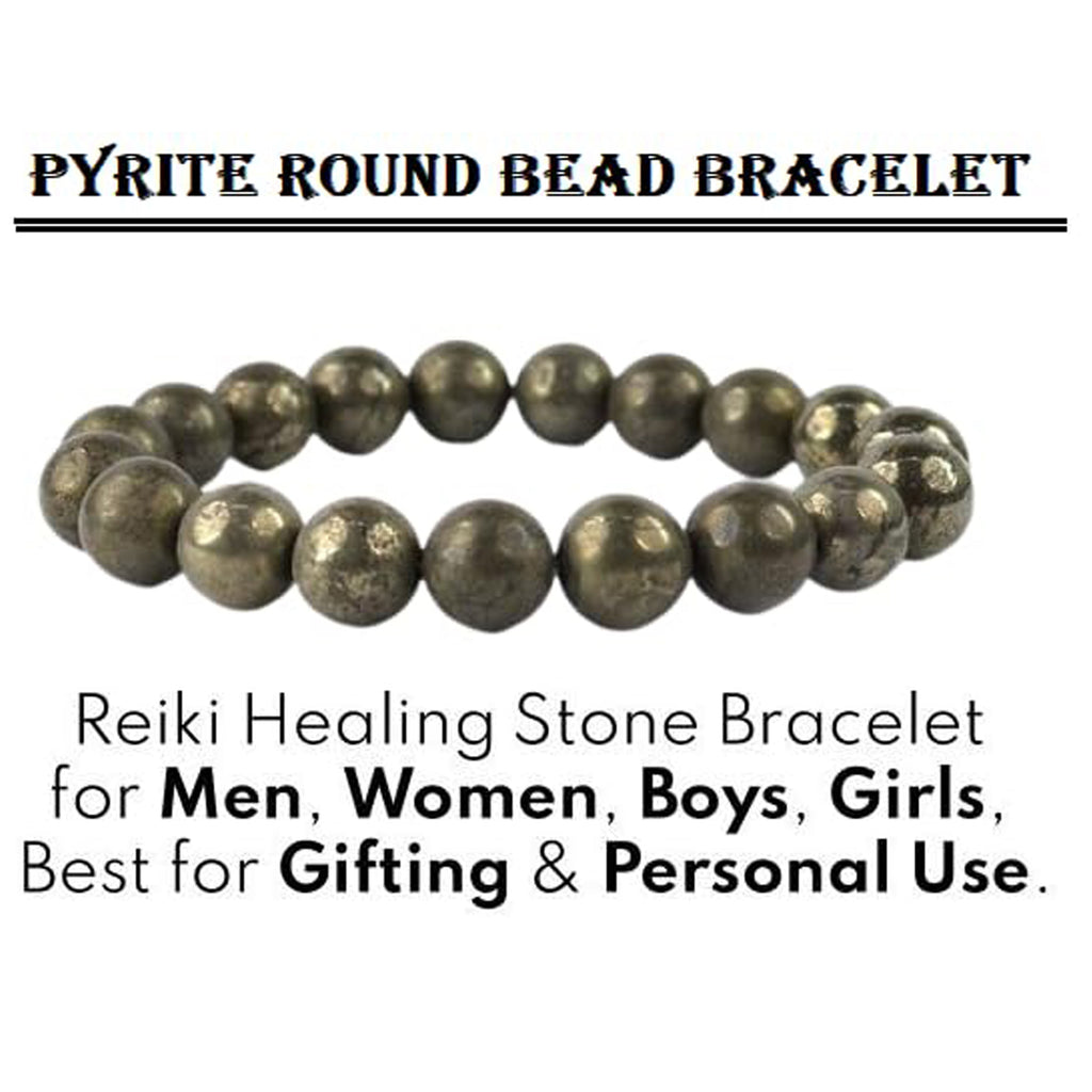 Pyrite Bracelet with Selenite Charging Plate Combo for Wealth, Confidence & Positive Energy