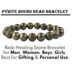 Pyrite Bracelet with Selenite Charging Plate Combo for Wealth, Confidence & Positive Energy