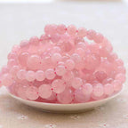 Rose Quartz Bead Bracelet for Love, Harmony & Emotional Balance